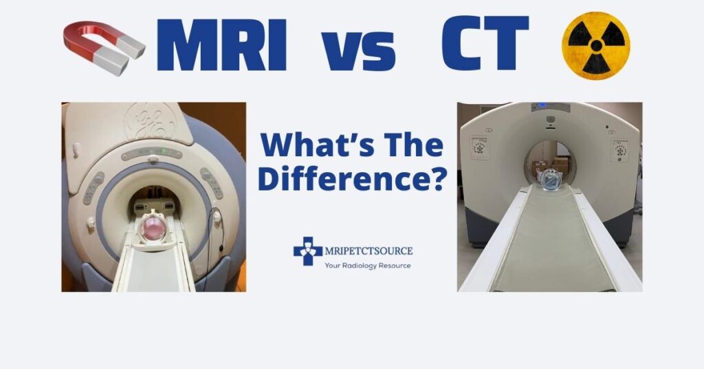 mri vs ct scan difference between mri and ct scan