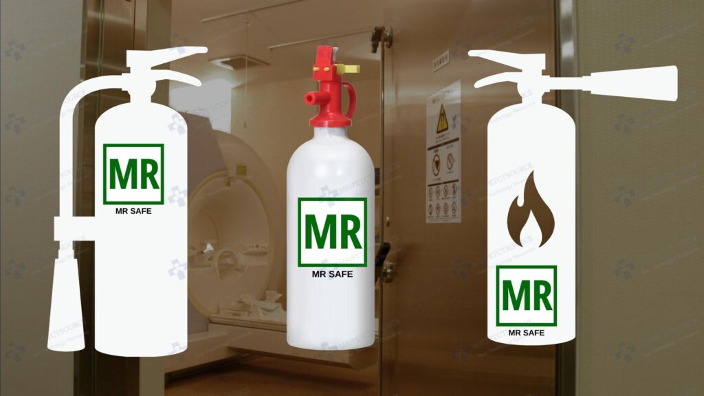 mri safe fire extinguisher, mri compatible fire extinguisher, mri safety products